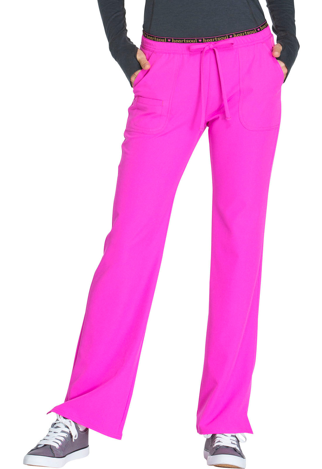 Women's Low Rise Drawstring Pant - Glam Fuschia